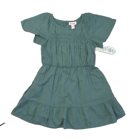 Cat & Jack Girls Green Dress Size: 4T Green