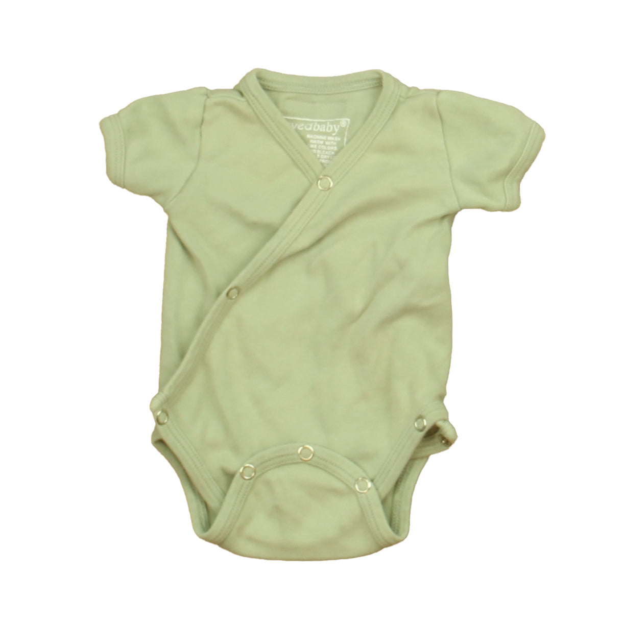 L'oved baby Boys Green Onesie Size: 0-3 Months Green