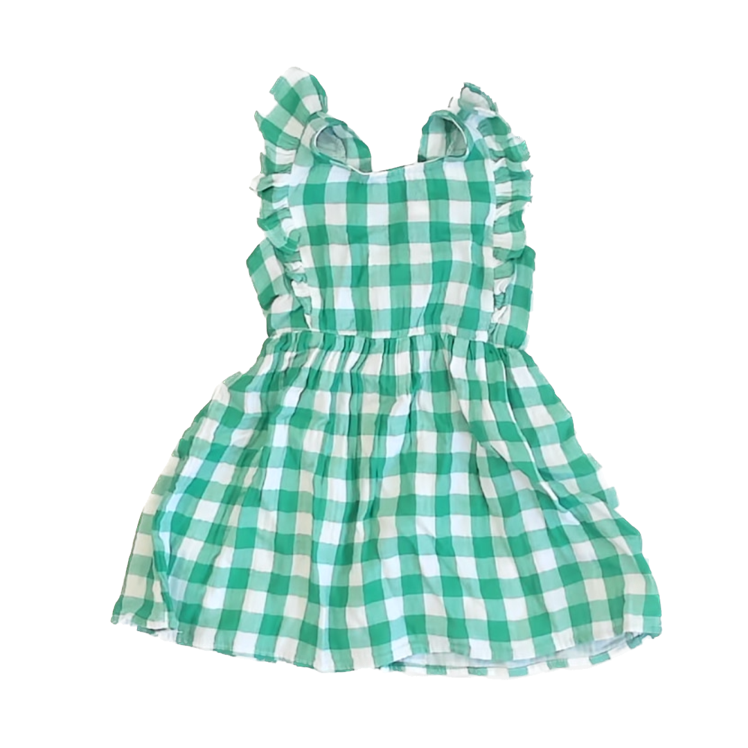 Primark Girls Green Dress Size: 2-3T Green