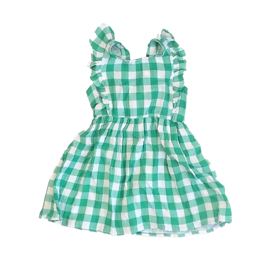 Primark Girls Green Dress Size: 2-3T Green