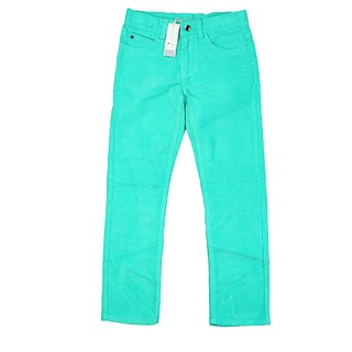 Jacadi Unisex Green Corduroy Pants Size: 12 Years Green