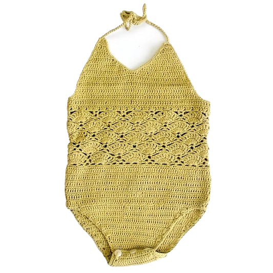 Kate Quinn Girls Green Romper Size: 6-12 Months Green