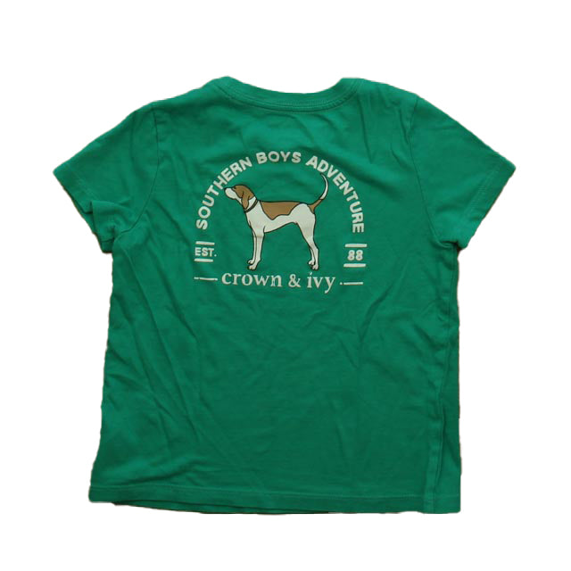 Crown & Ivy Boys Green T-Shirt Size: 4T