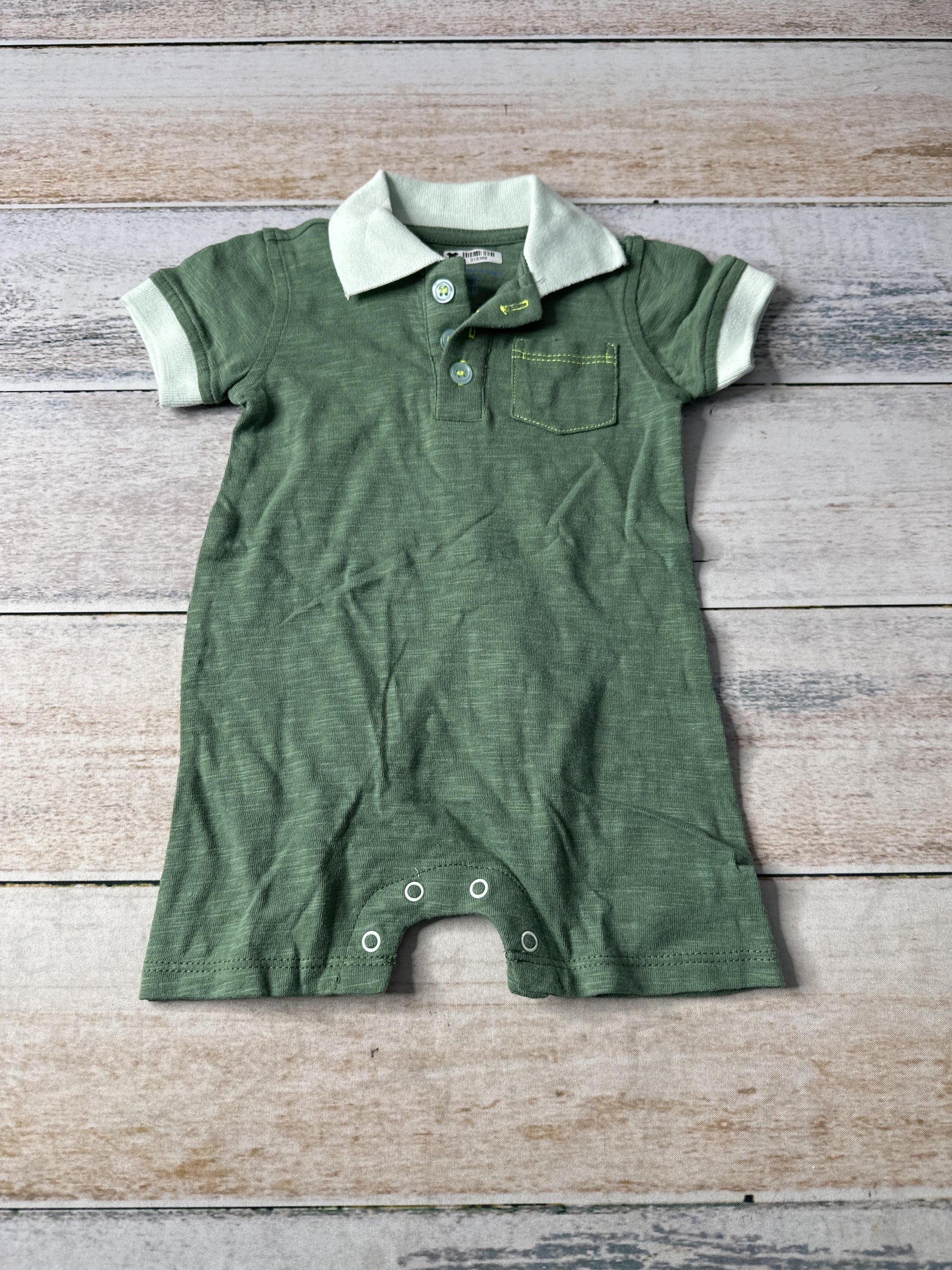 Rockets of Awesome Boys green Romper Size: 3-6 months green