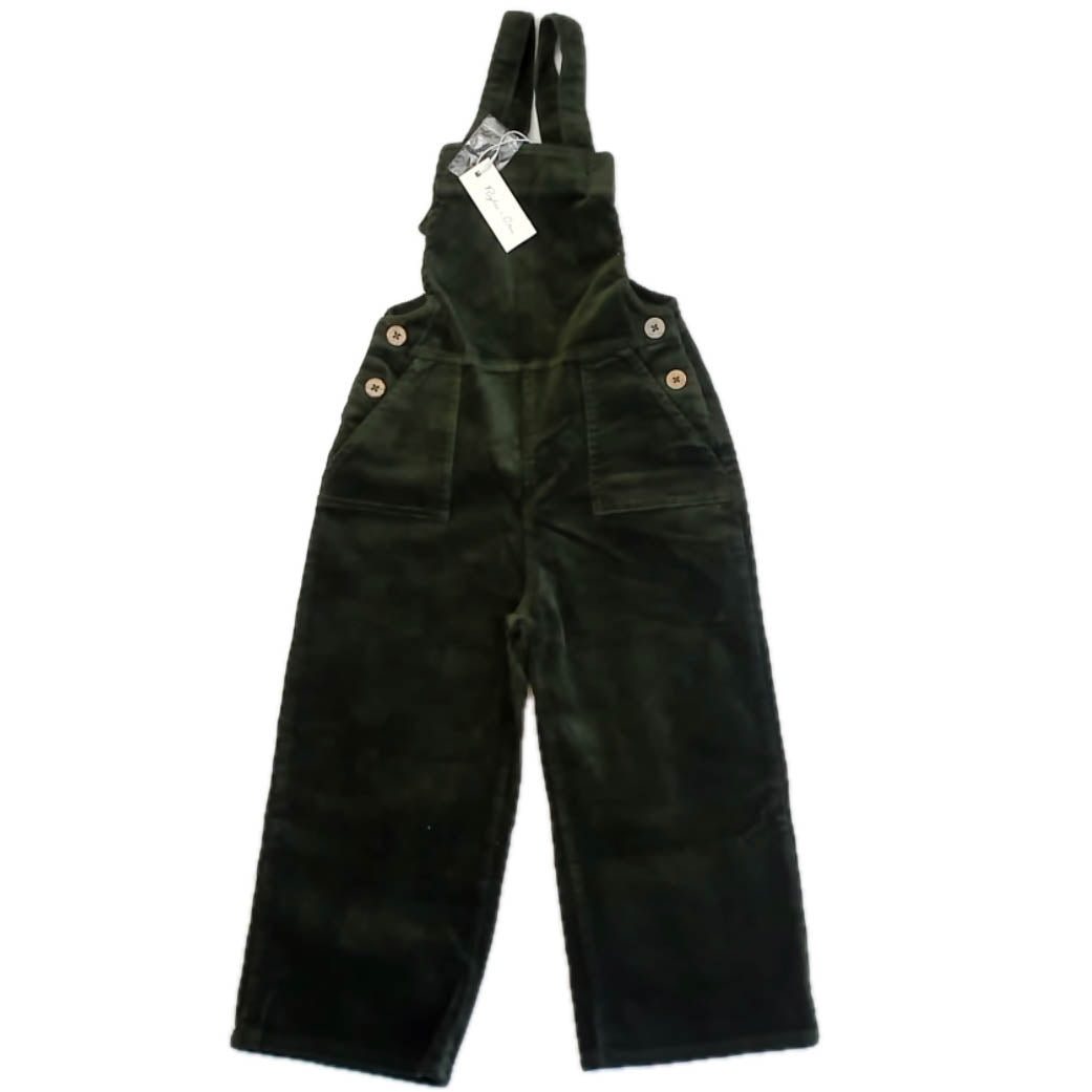 Rylee + Cru Boys Green Overalls Size: 6-7 Years Green