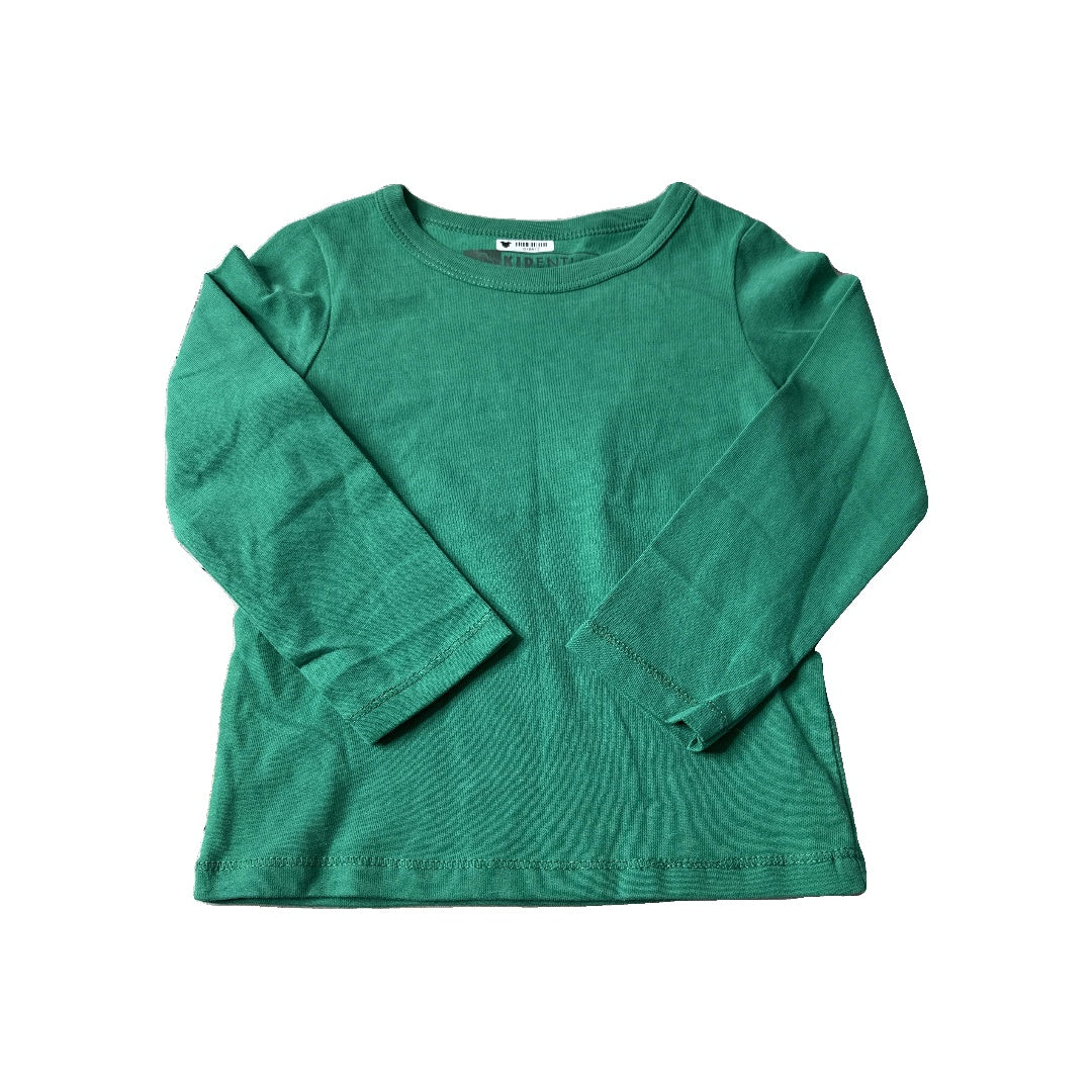Kidential Unisex green Long Sleeve Shirt Size: 3T green