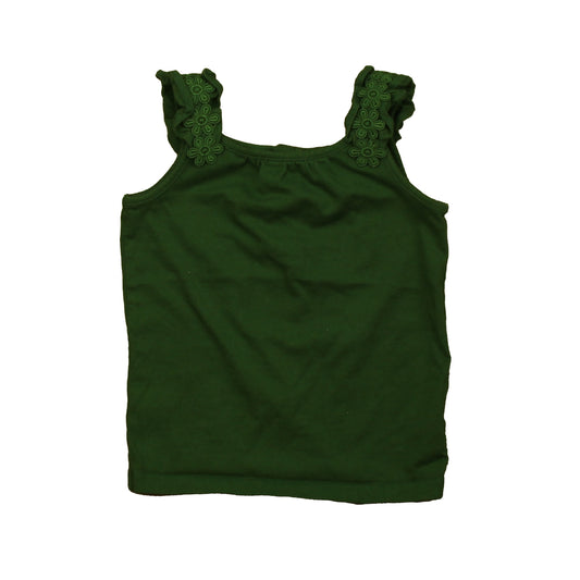 Janie andJack Girls Green Tank Top Size: 4T Green