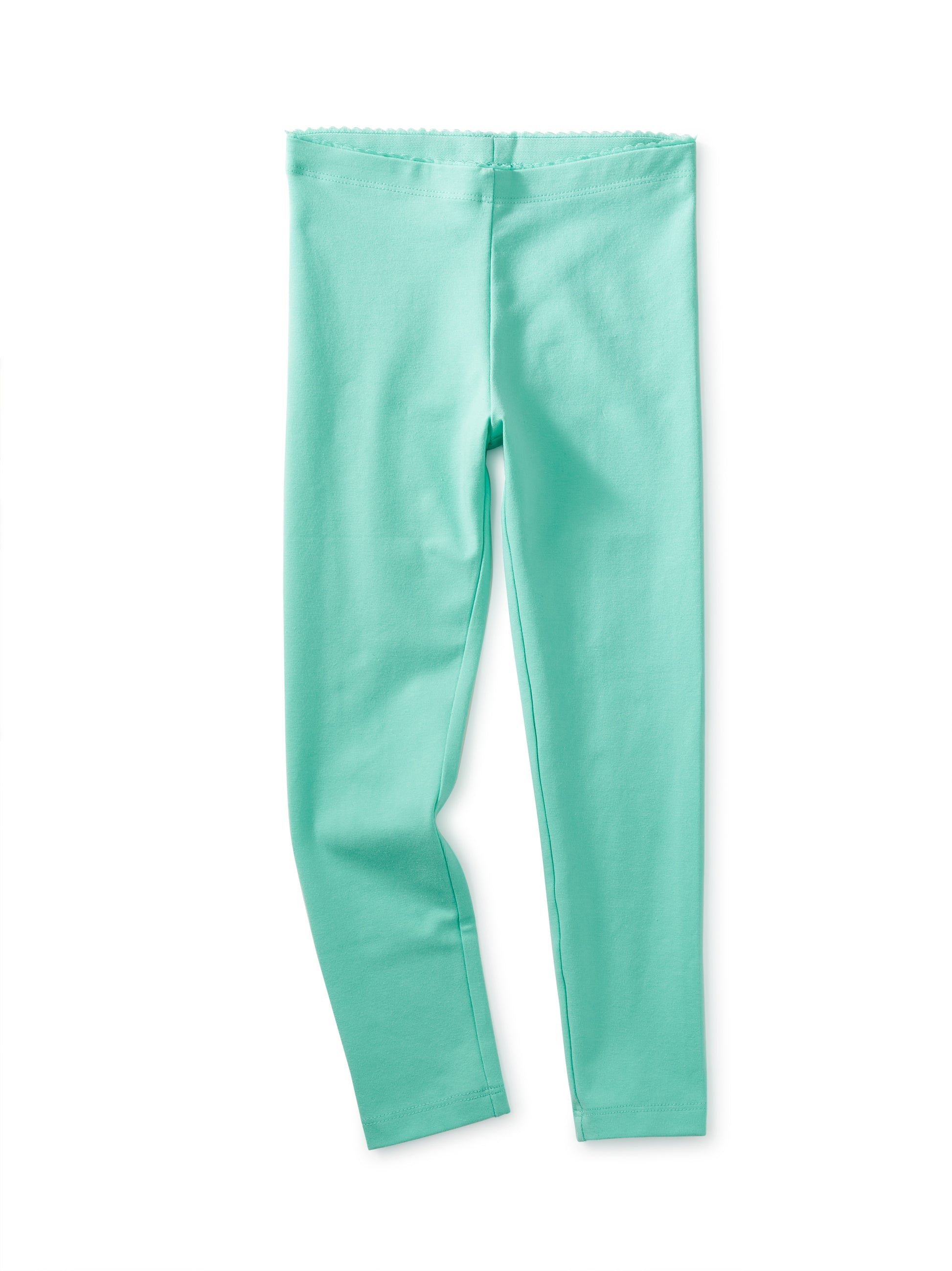 Tea Collection Girls Green Leggings Size: 7 Years Green