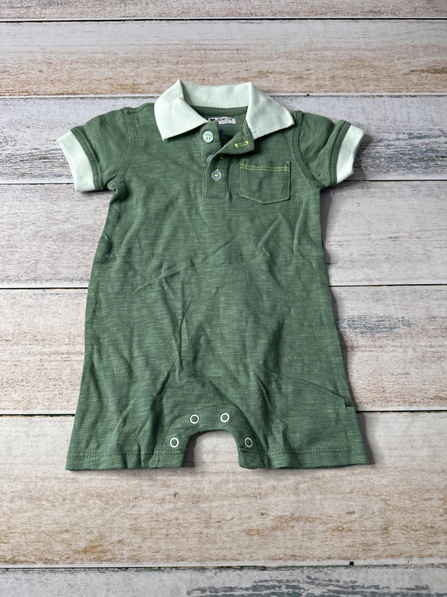 Rockets of Awesome Boys green Romper Size: 6-12 months green