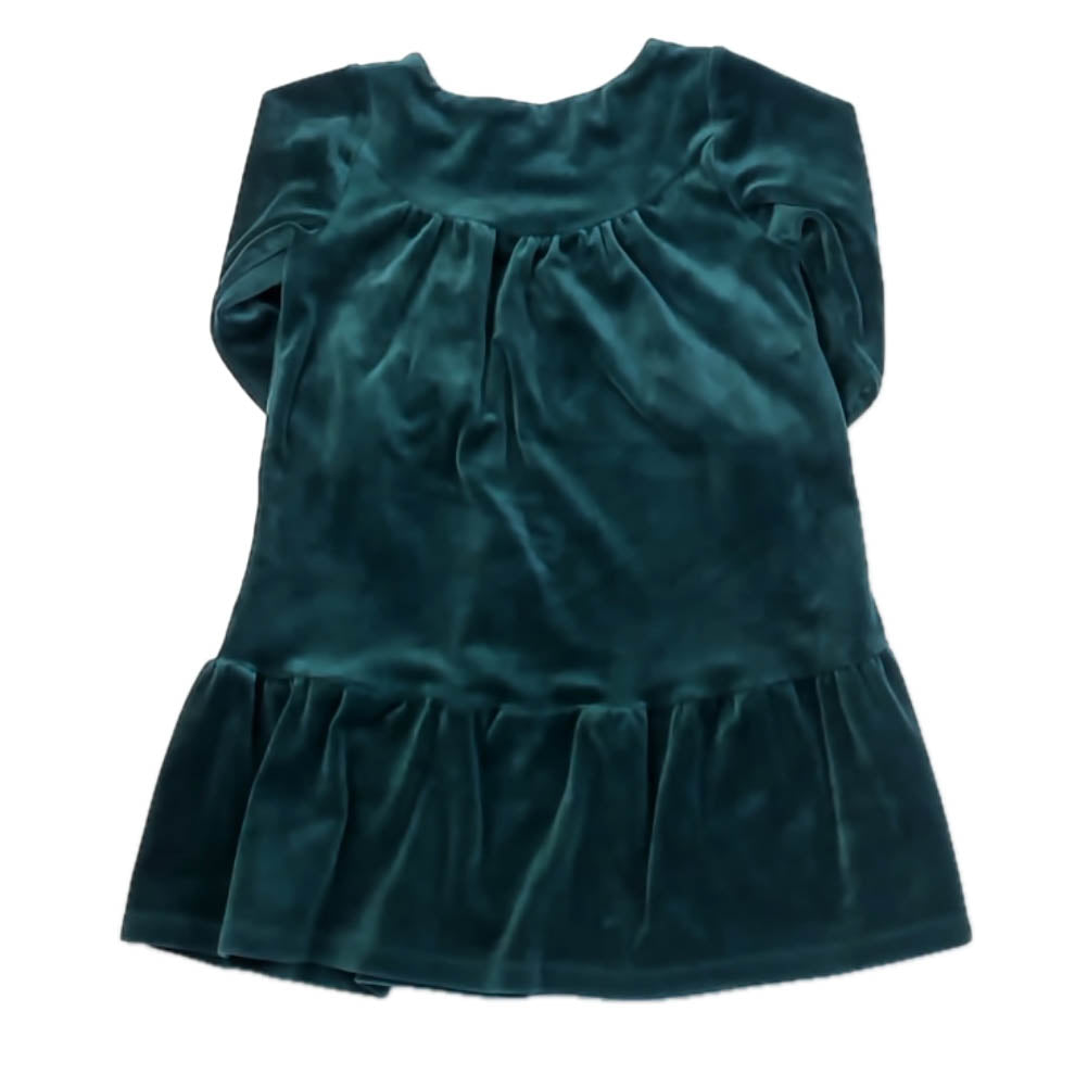 Tea Collection Girls Green Dress Size: 5T Green