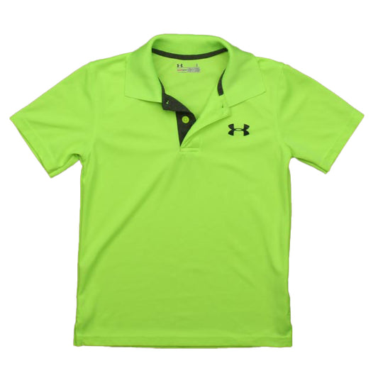 Under Armour Boys Green Polo Shirt Size: 6 Years