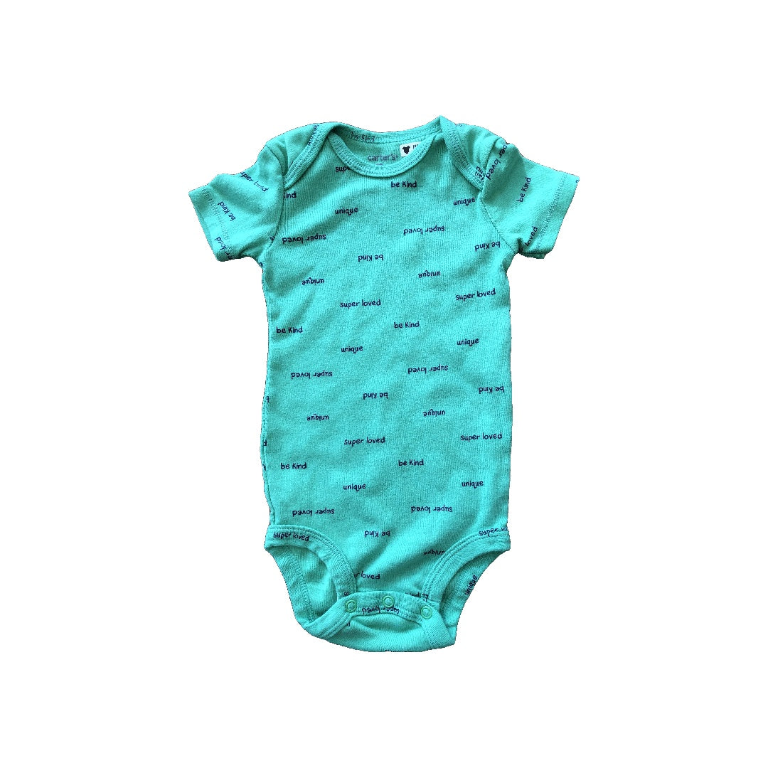 Carters Unisex green Onesie Size: 12 months green