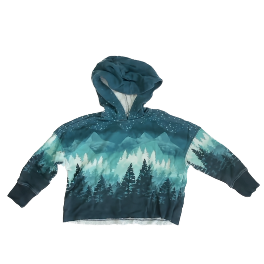 Old Navy Girls Green Hoodie Size: 5T Green