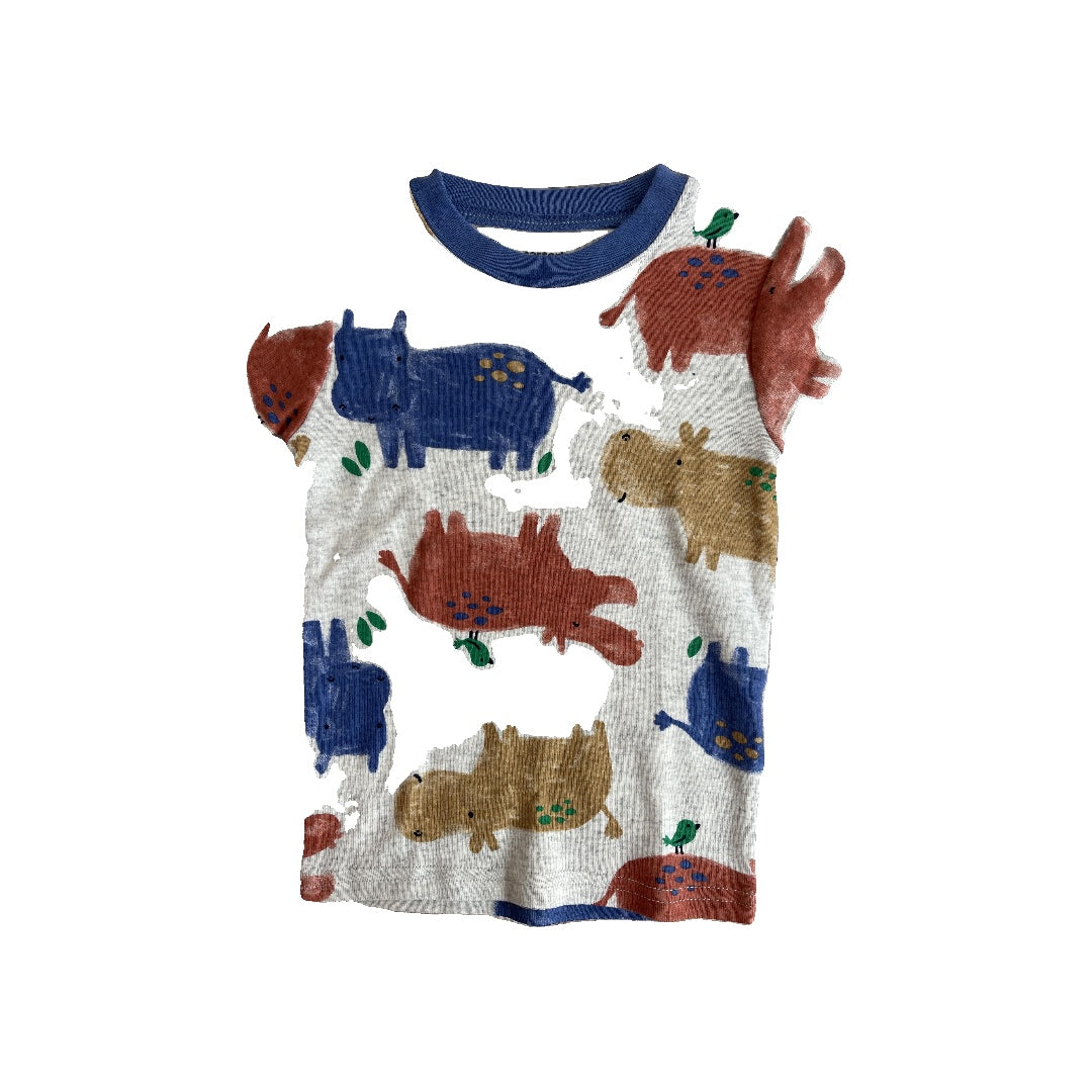 Carters Unisex Grey | animals Pajamas Size: 2T Grey | animals