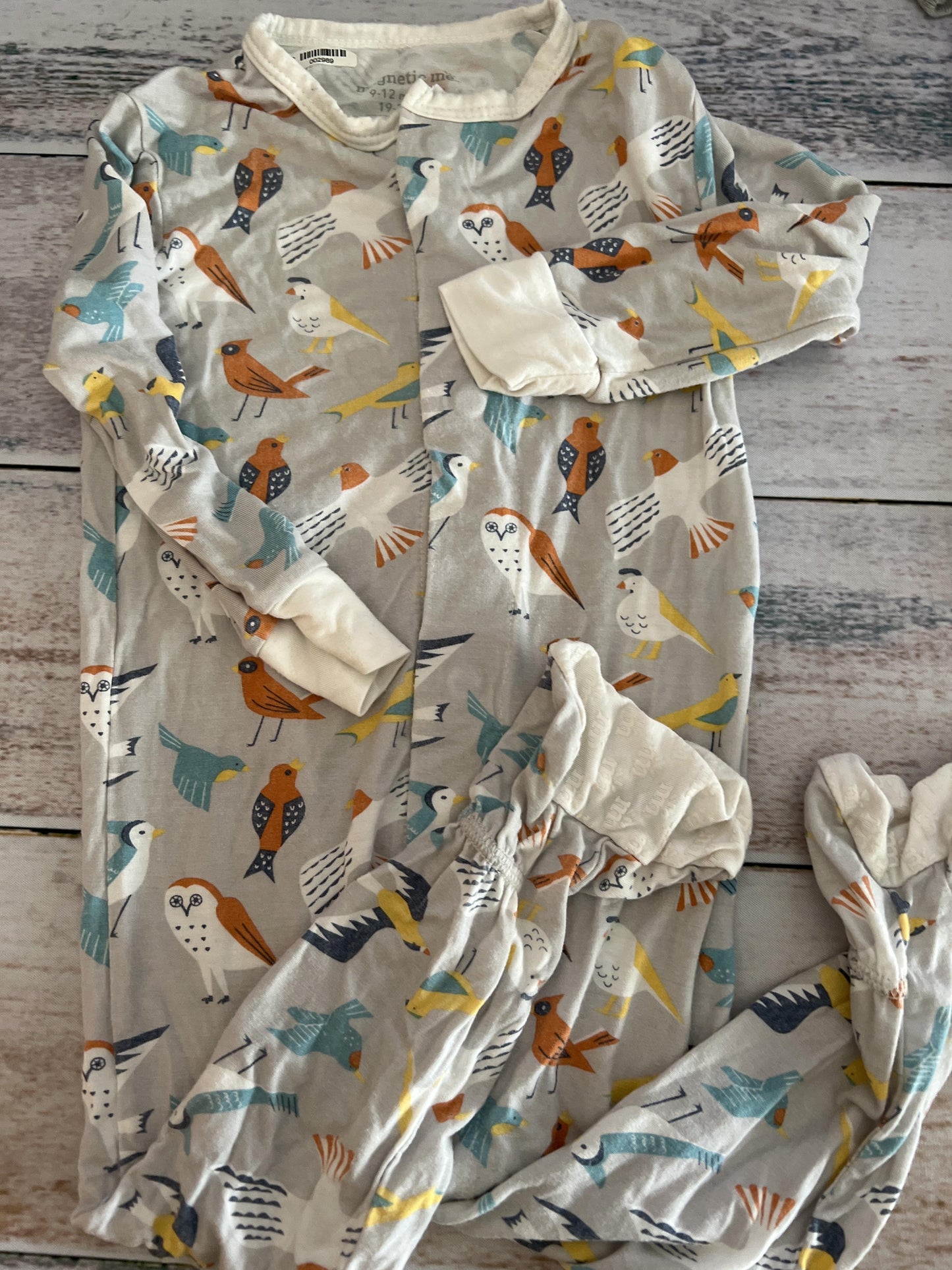 Magnetic Me Unisex Grey | animals Pajamas Size: 9-12 Months Grey | animals