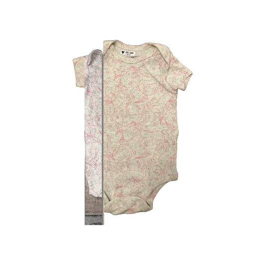 Carters Girls Grey | animals Onesie Size: 3 months Grey | animals