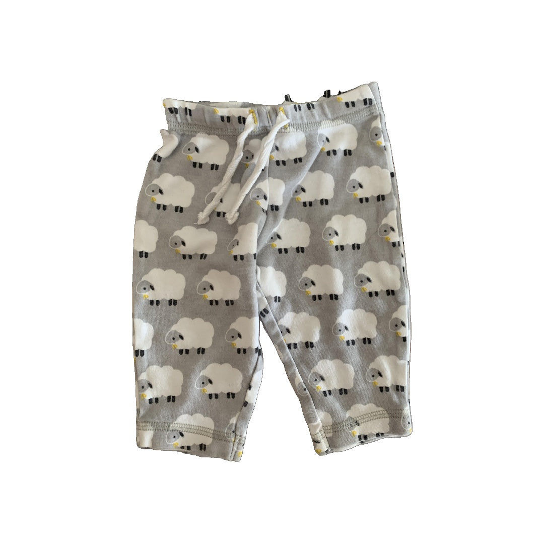 John Lewis Baby Boys Grey | animals Pants Size: 0-3 months Grey | animals