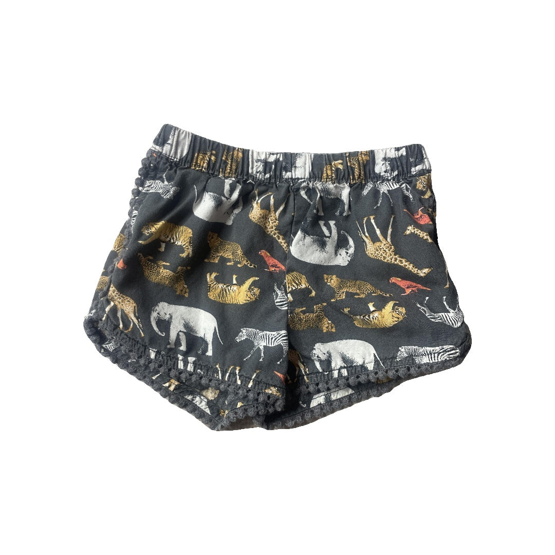 Gap Girls Grey | animals Shorts Size: 18-24 months Grey | animals