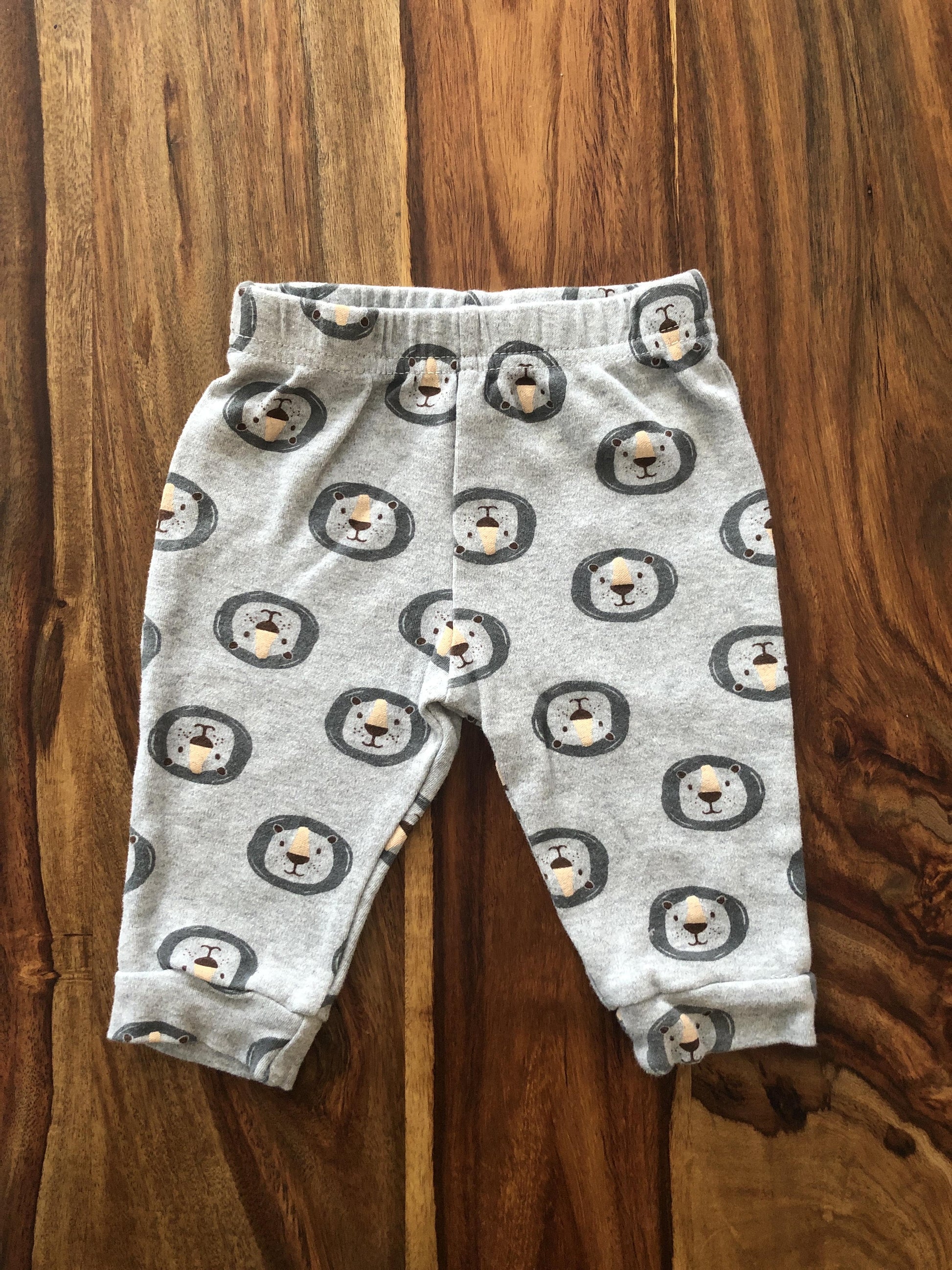 Bon bebe Boys Grey | animals Pants Size: 6-9 months Grey | animals