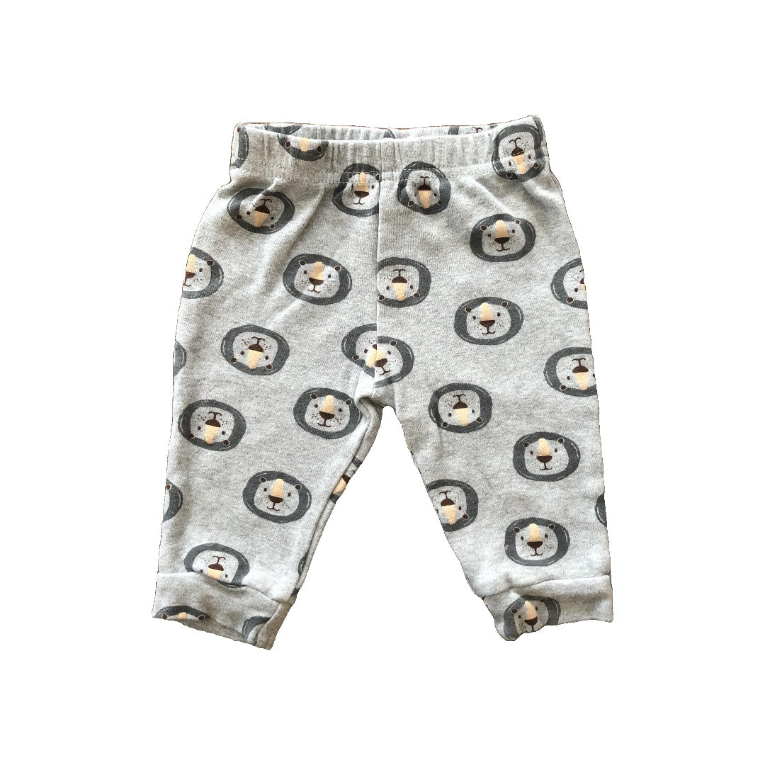 Bon bebe Boys Grey | animals Pants Size: 6-9 months Grey | animals