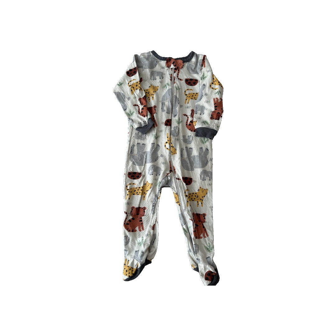 Gerber Boys Grey | animals Pajamas Size: 6-9 months Grey | animals