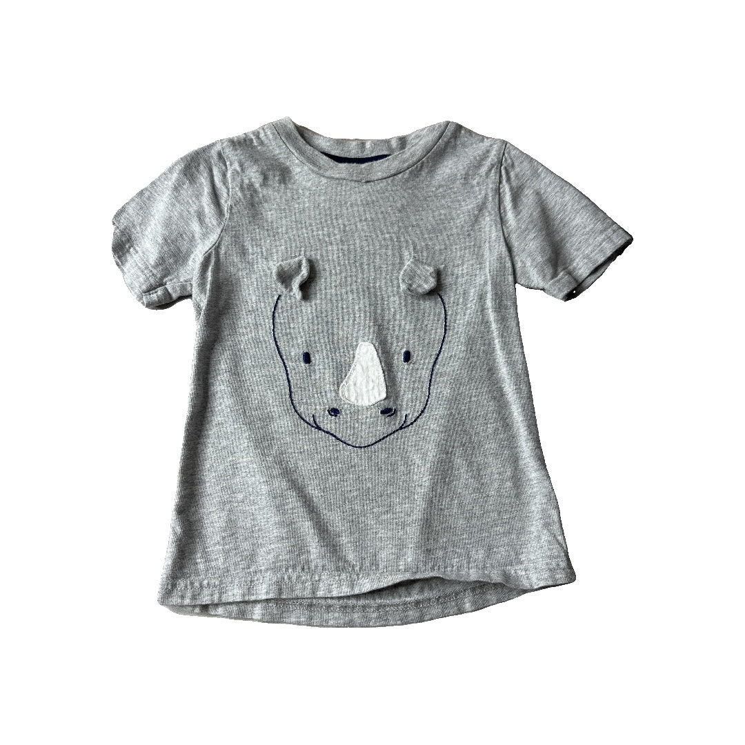 Cat & Jack Boys Grey | animals T-Shirt Size: 3T Grey | animals