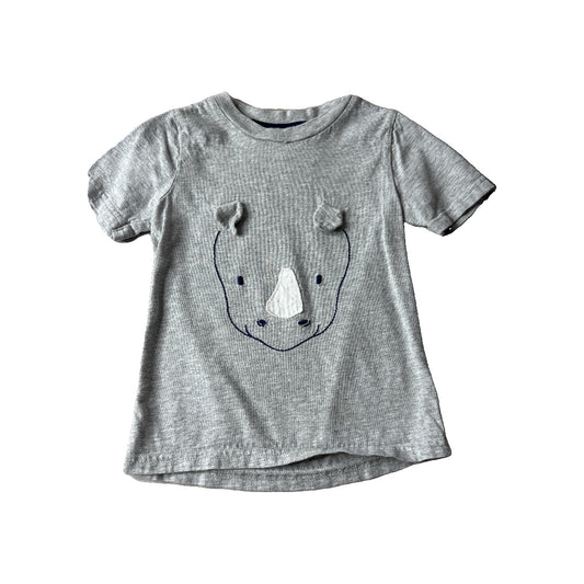 Cat & Jack Boys Grey | animals T-Shirt Size: 3T Grey | animals