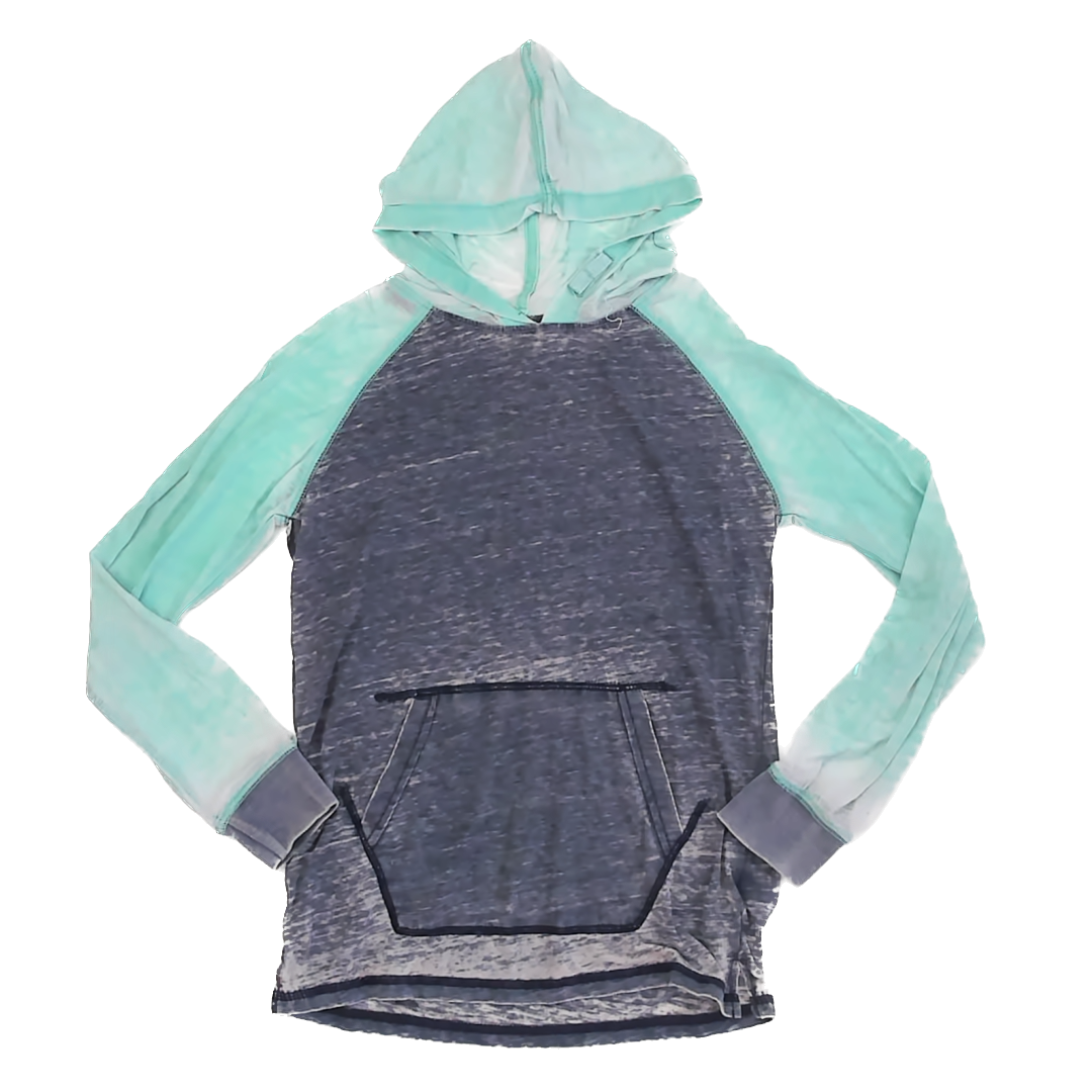 First Wave Boys Grey | Aqua Long Sleeve T-Shirt Size: 10-12 Years Grey | Aqua