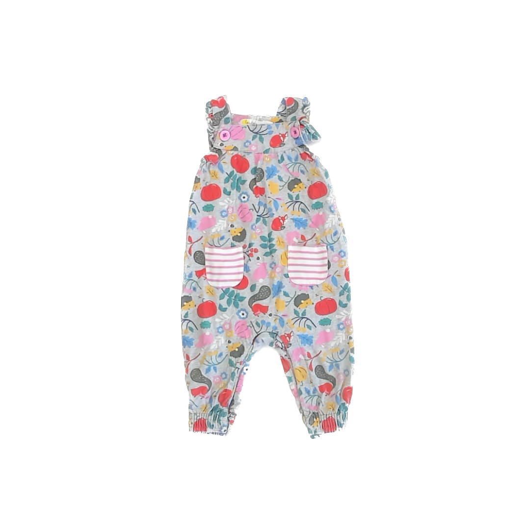 Boden Girls Grey | Autumn Romper Size: 6-9 Months Grey | Autumn