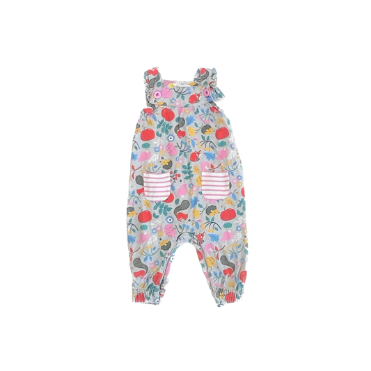 Boden Girls Grey | Autumn Romper Size: 6-9 Months Grey | Autumn