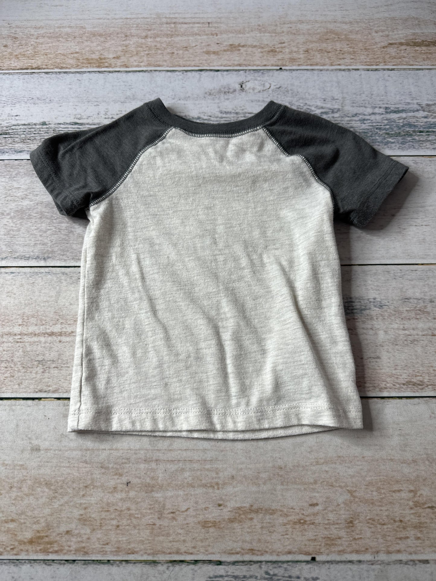Cat & Jack Boys Grey | Beige T-Shirt Size: 12 months Grey | Beige