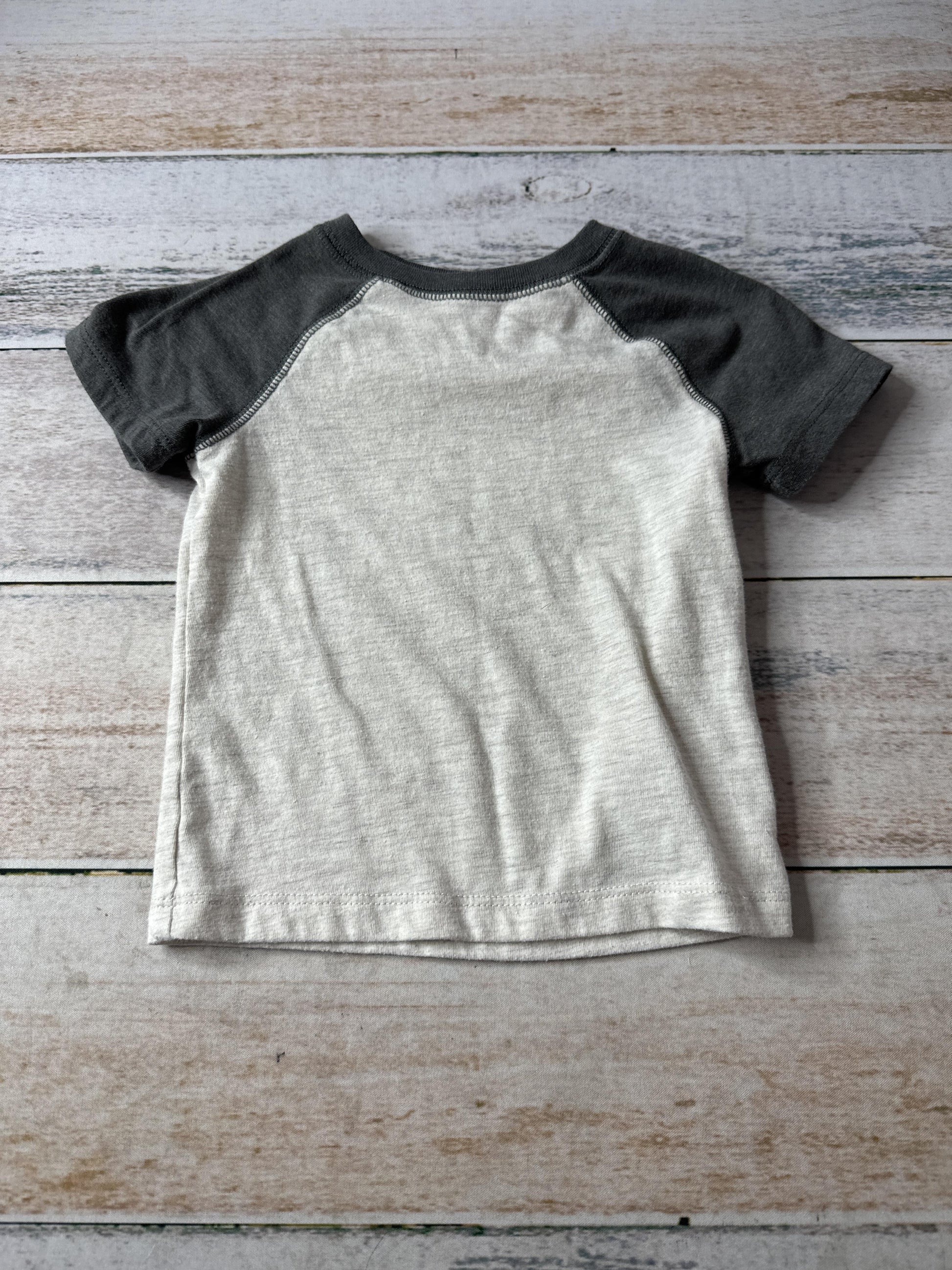 Cat & Jack Boys Grey | Beige T-Shirt Size: 12 months Grey | Beige