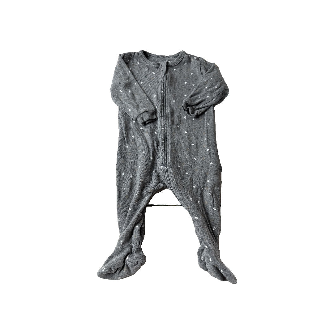 Petite Lem Unisex Grey | Black | Brown | Pattern Pajamas Size: 6 months Grey | Black | Brown | Pattern