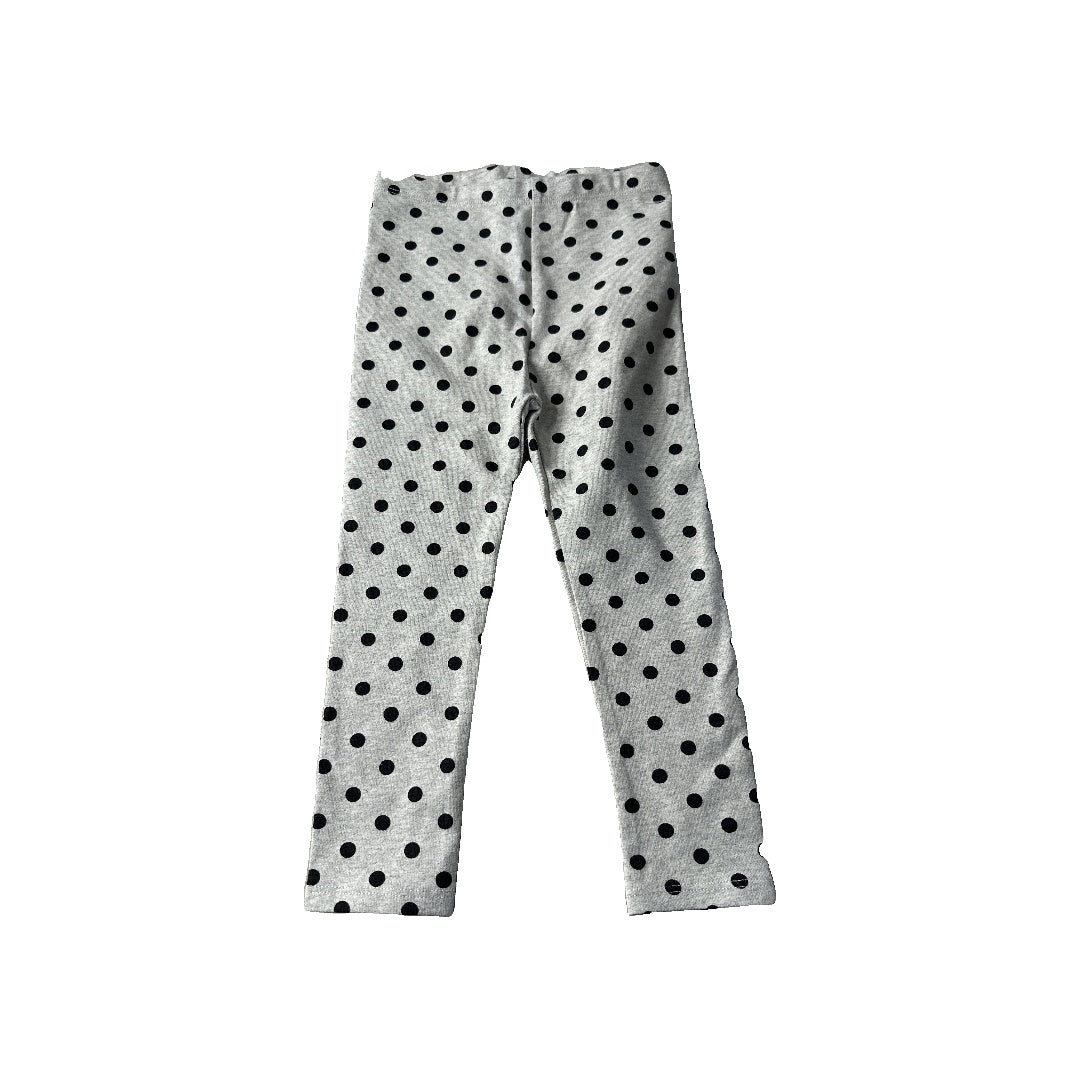 Mighty Goods Girls Grey | Black | Dots Pants Size: 2T Grey | Black | Dots