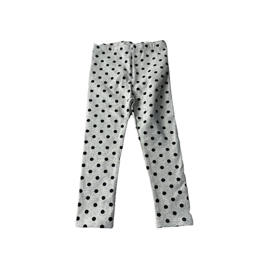 Mighty Goods Girls Grey | Black | Dots Pants Size: 2T Grey | Black | Dots