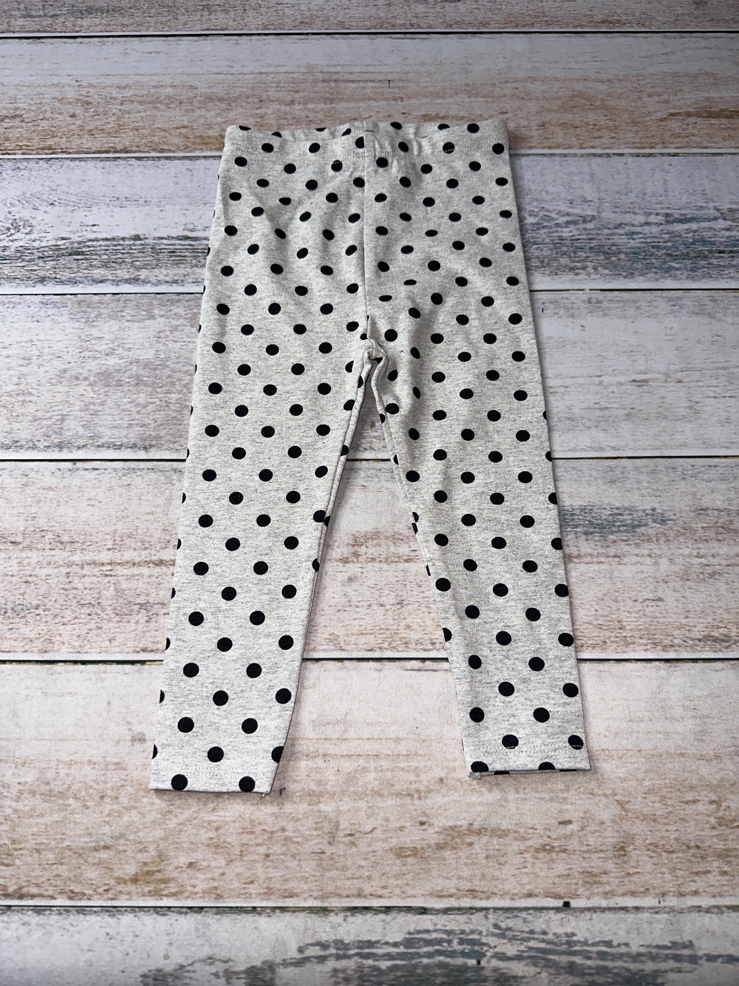 Mighty Goods Girls Grey | Black | Dots Pants Size: 18 months Grey | Black | Dots