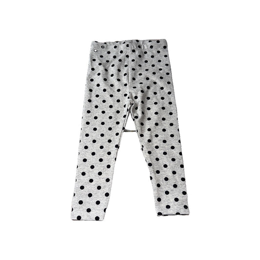 Mighty Goods Unisex Grey | Black | Dots Pants Size: 18 months Grey | Black | Dots