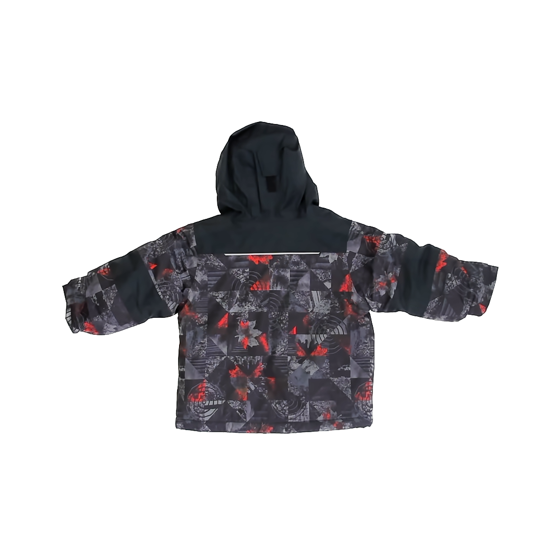 Columbia Boys Grey | Black | Orange Winter Coat Size: 2T Grey | Black | Orange