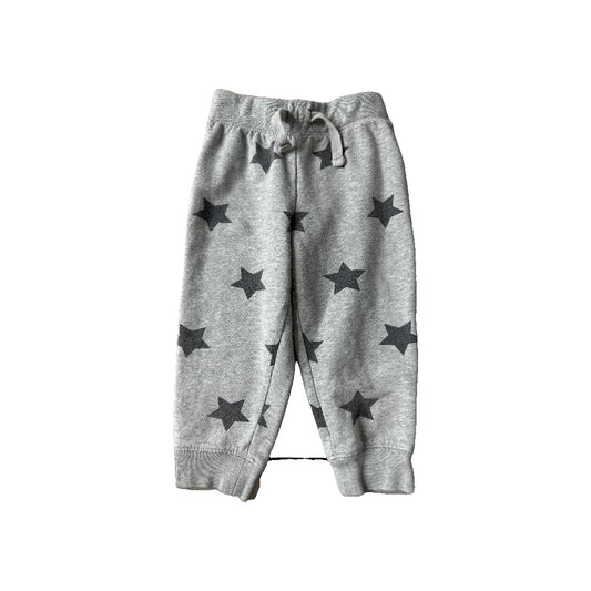 Primary Unisex Grey | Black | Stars Pants Size: 12-18 months Grey | Black | Stars