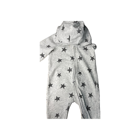 H&M Boys Grey | Black | Stars Long Sleeve Outfit Size: 6-9 months Grey | Black | Stars