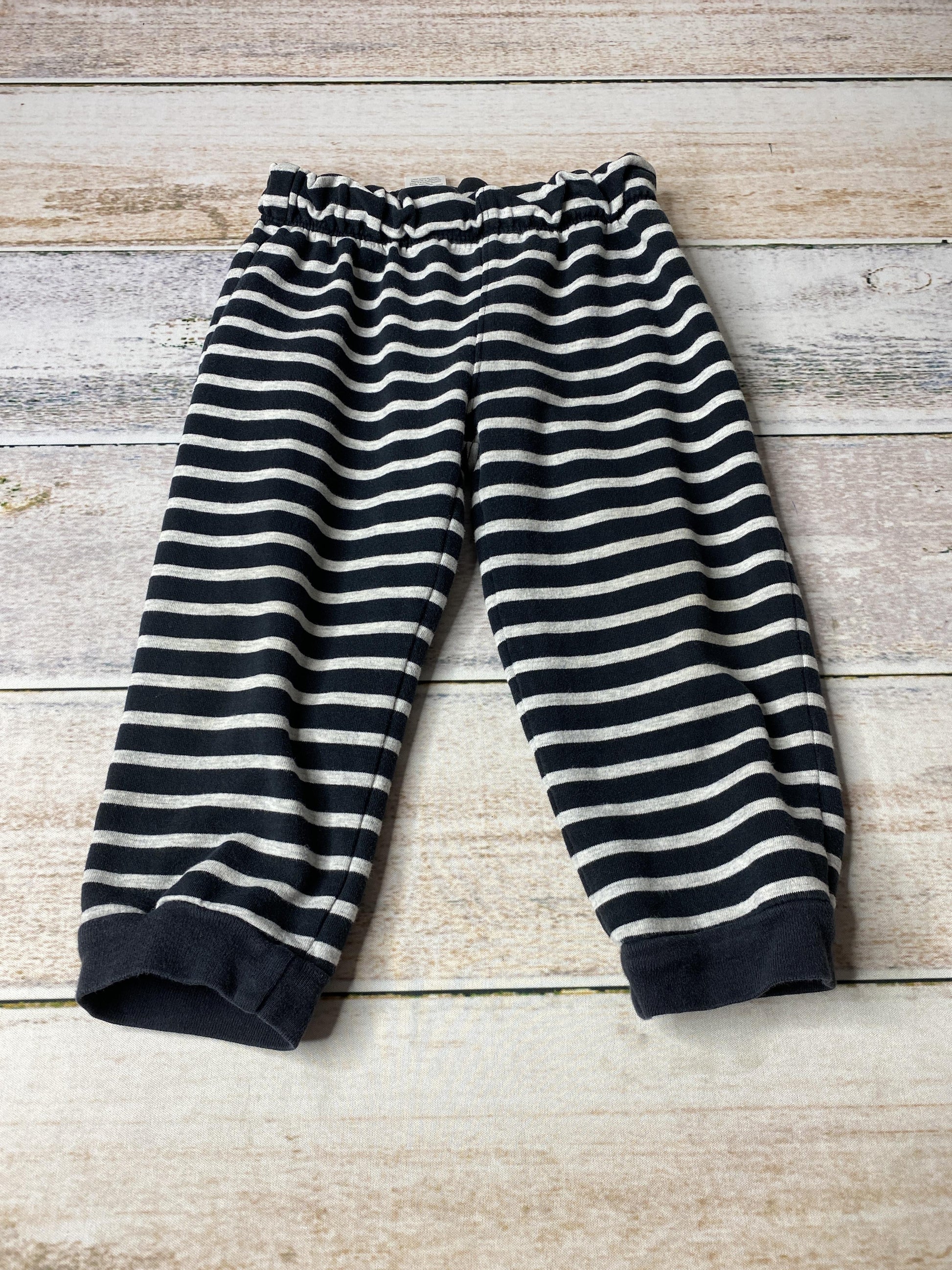 Carters Boys Grey | Black | Stripe Pants Size: 18 months Grey | Black | Stripe