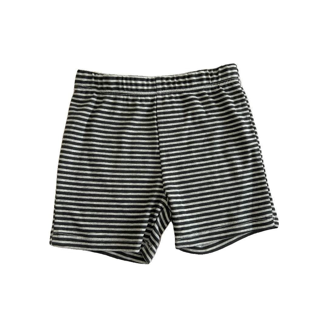 PL Baby Boys Grey | Black | Stripe Shorts Size: 24 months Grey | Black | Stripe