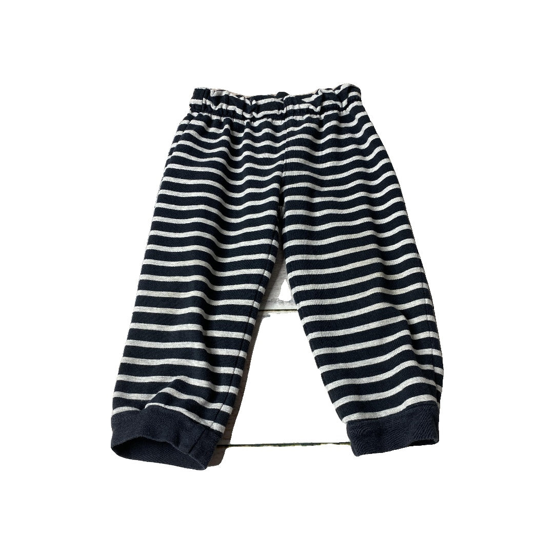 Carters Boys Grey | Black | Stripe Pants Size: 18 months Grey | Black | Stripe