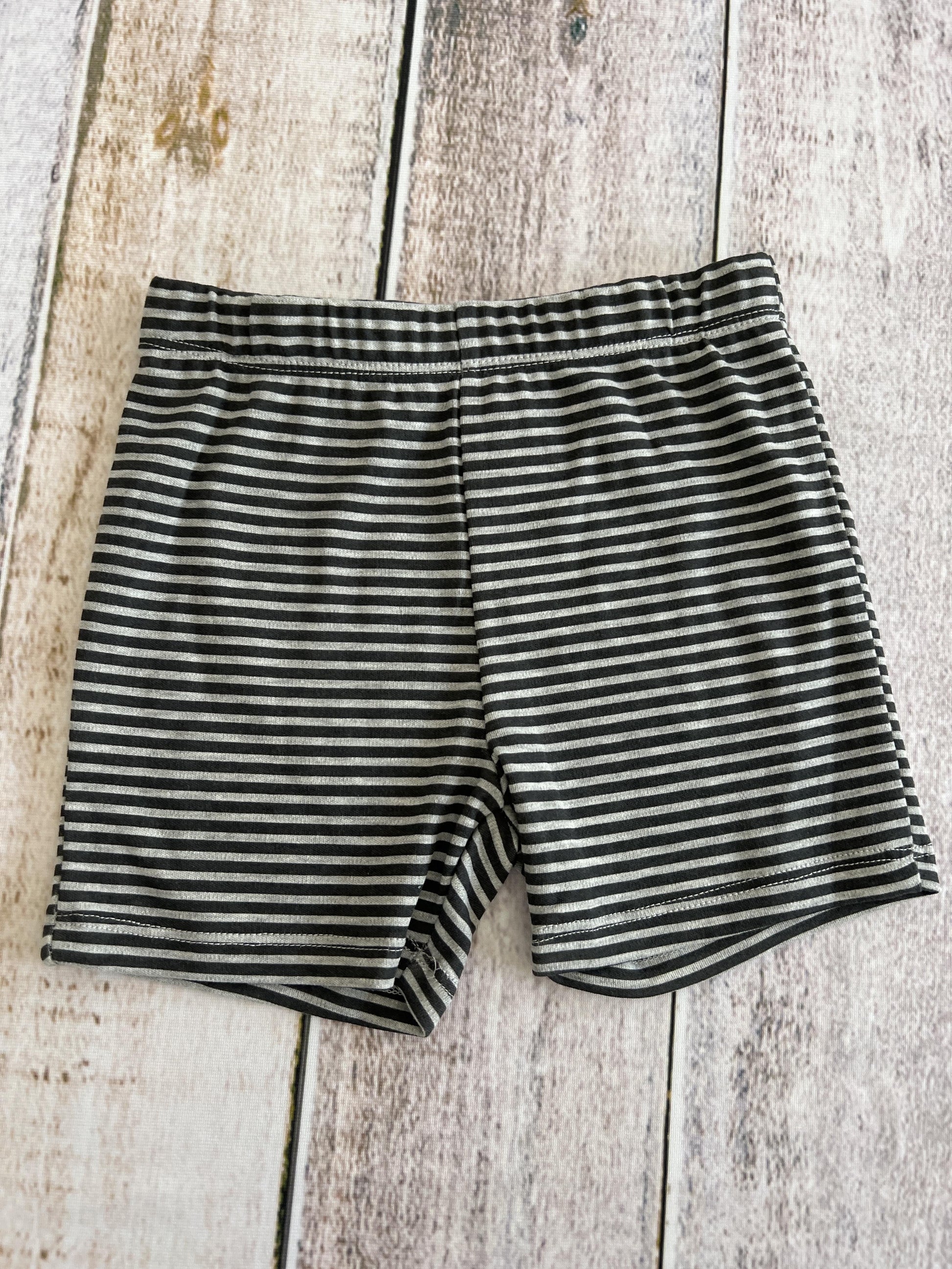 PL Baby Boys Grey | Black | Stripe Shorts Size: 24 months Grey | Black | Stripe