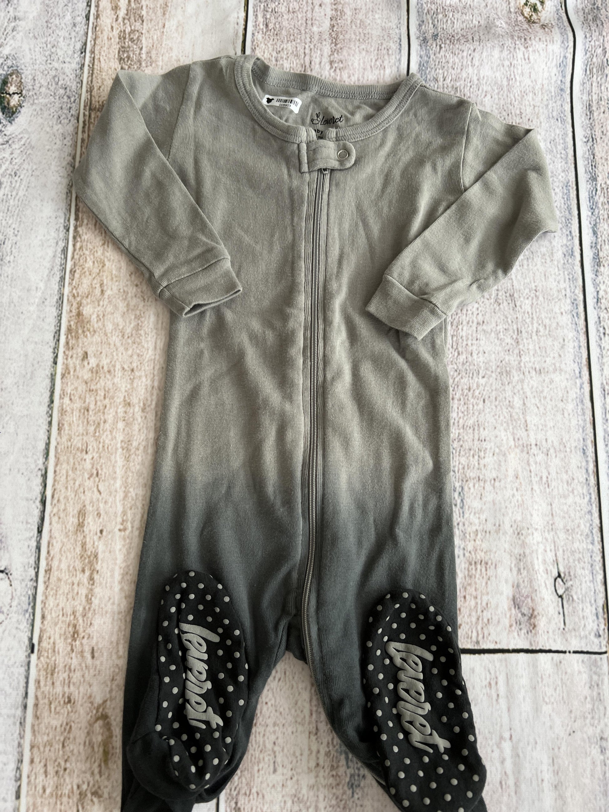 Leveret Boys Grey | Black | Tie Dye Pajamas Size: 6-12 months Grey | Black | Tie Dye