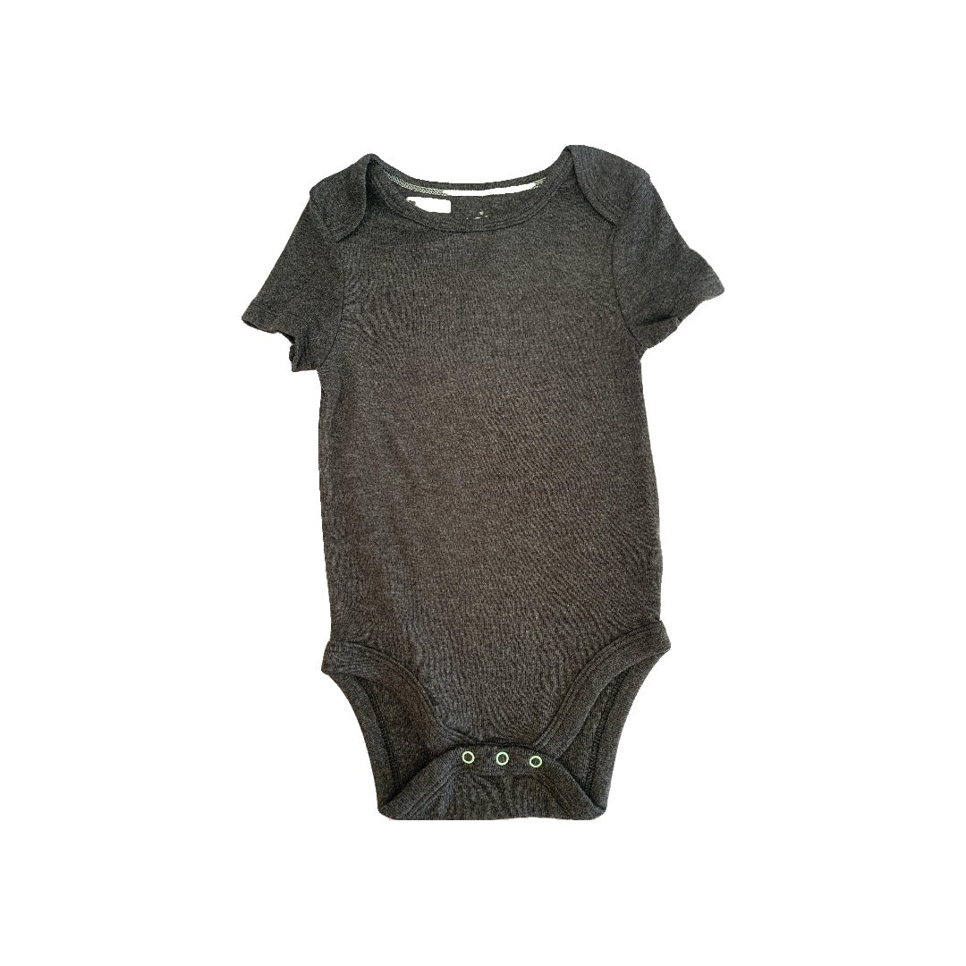 Cloud Island Boys Grey | Black Onesie Size: 12M Grey | Black