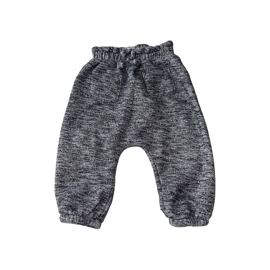 Old Navy Unisex Grey | Black Pants Size: 12-18 months Grey | Black