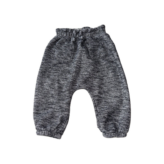 Old Navy Unisex Grey | Black Pants Size: 12-18 months Grey | Black