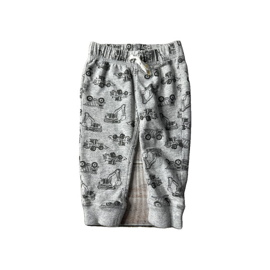 Carters Unisex Grey | Black Pants Size: 12 months Grey | Black