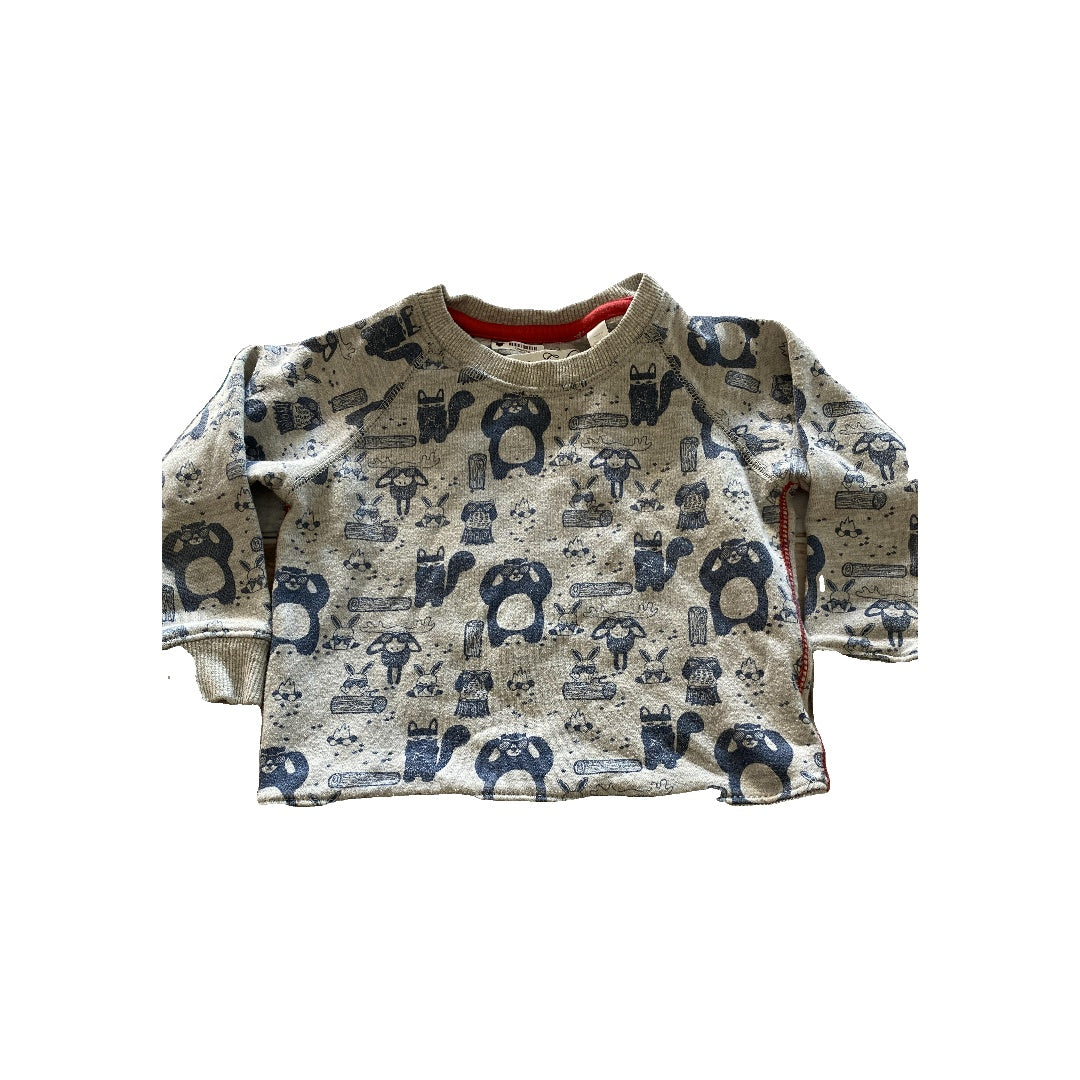 Sovereign Code Boys Grey | Blue | bears Sweater Size: 2T Grey | Blue | bears